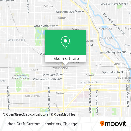 Urban Craft Custom Upholstery map