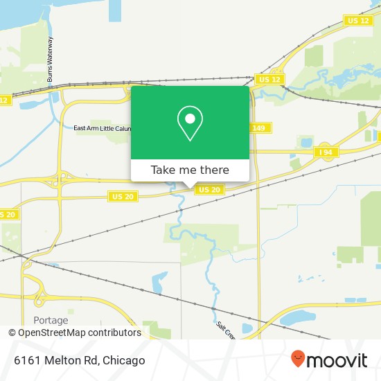 6161 Melton Rd map