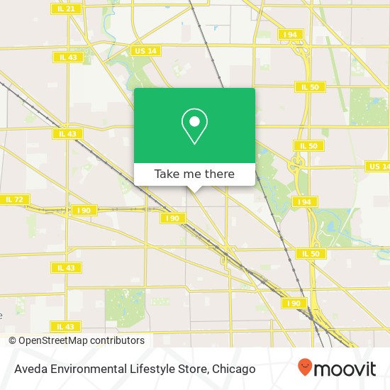 Aveda Environmental Lifestyle Store map