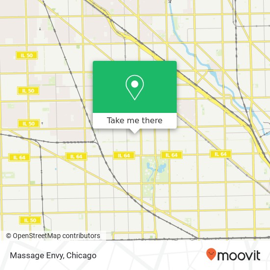 Massage Envy map