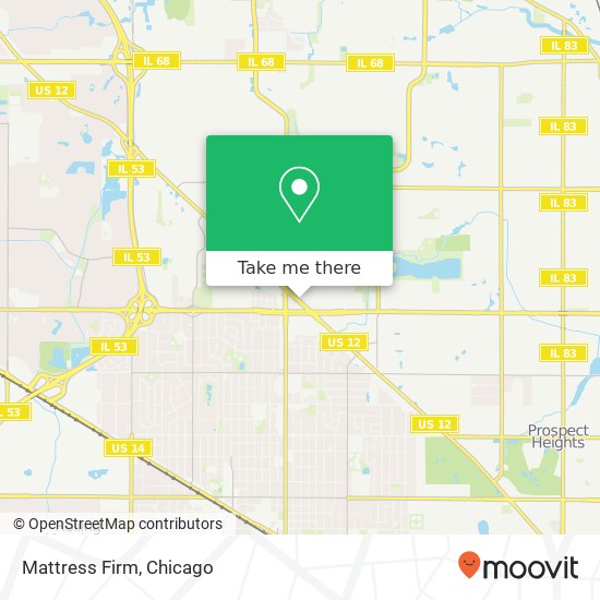 Mapa de Mattress Firm