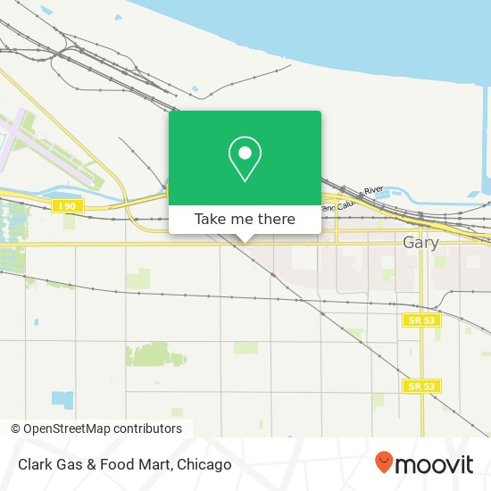 Clark Gas & Food Mart map