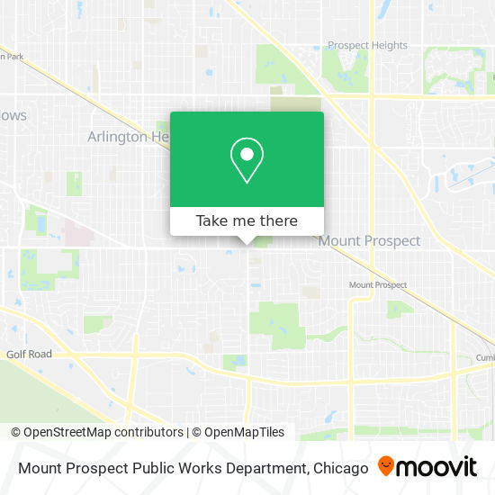 Mount Prospect Public Works Department map