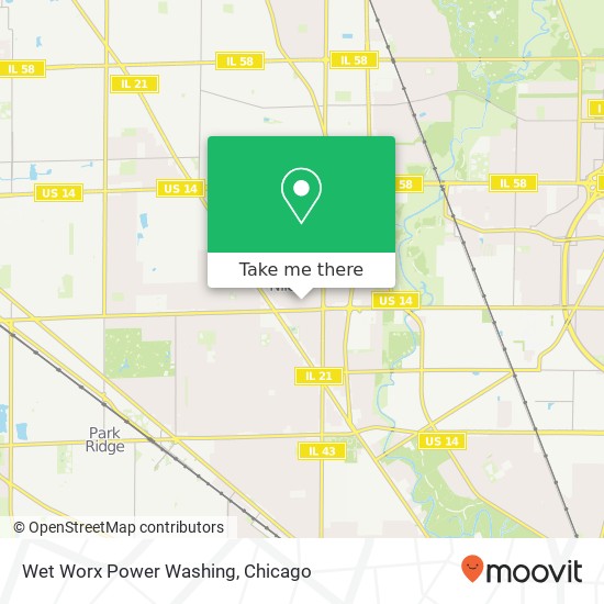 Mapa de Wet Worx Power Washing