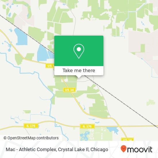 Mac - Athletic Complex, Crystal Lake Il map