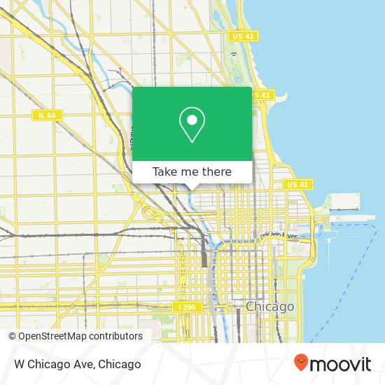 Mapa de W Chicago Ave