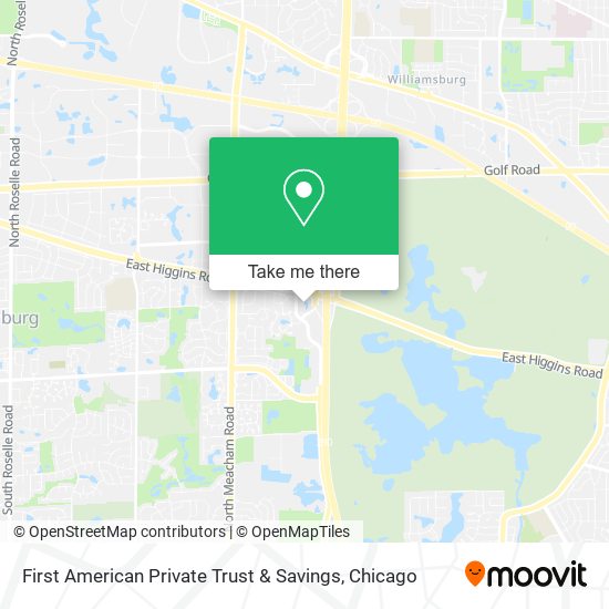 First American Private Trust & Savings map