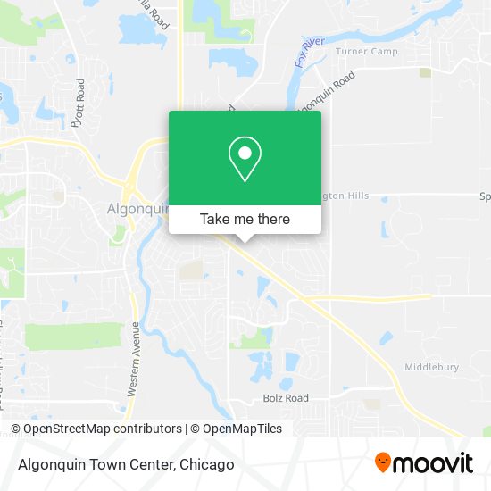 Mapa de Algonquin Town Center