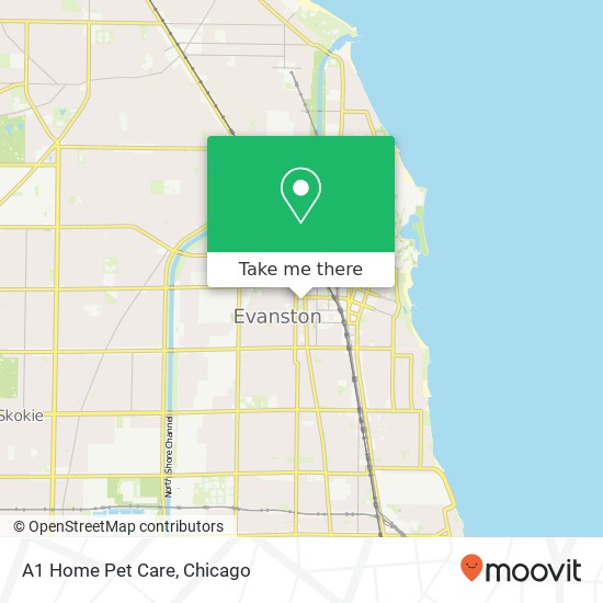 A1 Home Pet Care map