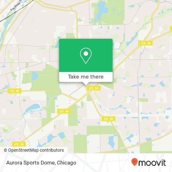Aurora Sports Dome map