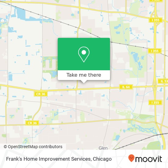 Frank's Home Improvement Services map