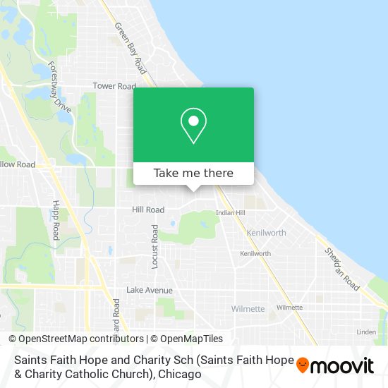 Mapa de Saints Faith Hope and Charity Sch (Saints Faith Hope & Charity Catholic Church)