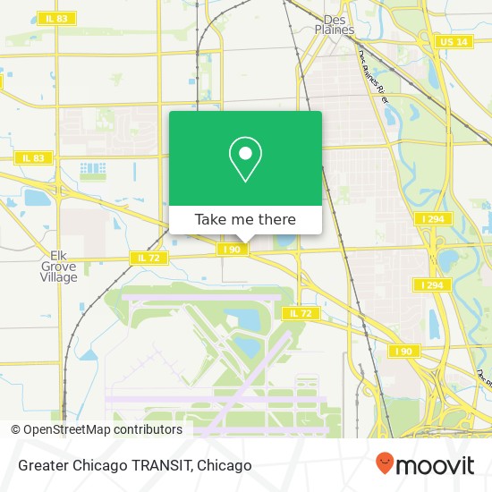 Greater Chicago TRANSIT map