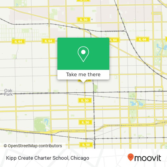 Kipp Create Charter School map