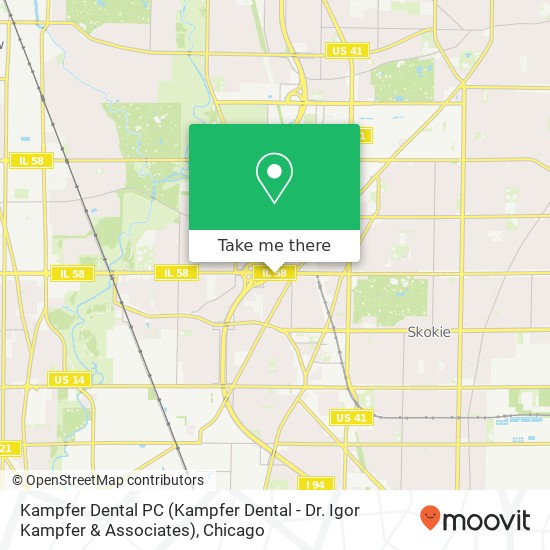 Kampfer Dental PC (Kampfer Dental - Dr. Igor Kampfer & Associates) map