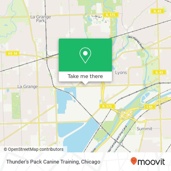 Thunder's Pack Canine Training map