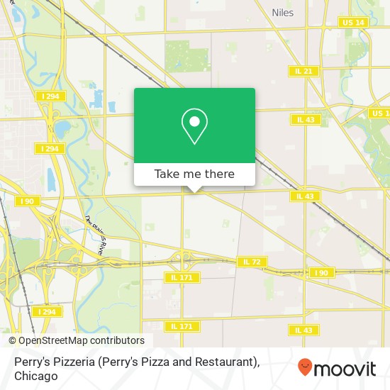 Mapa de Perry's Pizzeria (Perry's Pizza and Restaurant)