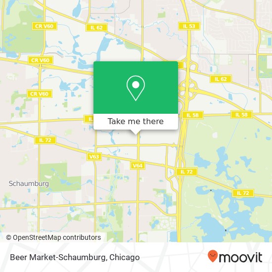 Mapa de Beer Market-Schaumburg