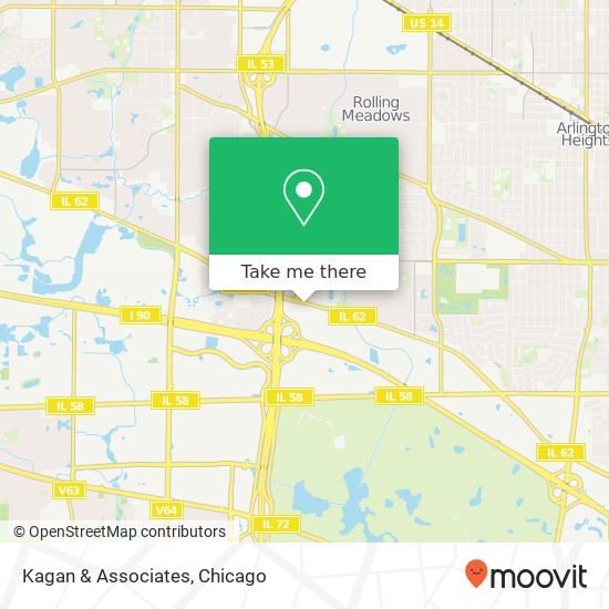 Mapa de Kagan & Associates