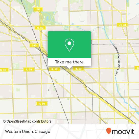 Western Union map