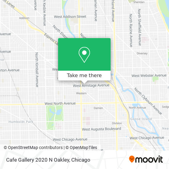 Cafe Gallery 2020 N Oakley map