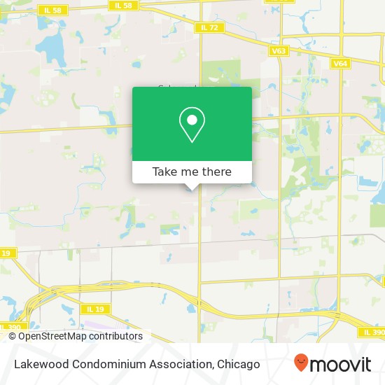 Lakewood Condominium Association map