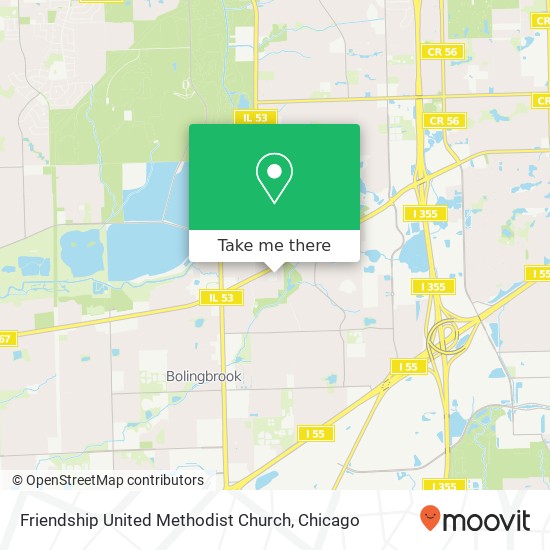 Friendship United Methodist Church map