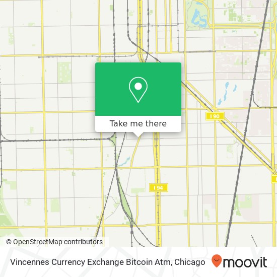 Vincennes Currency Exchange Bitcoin Atm map