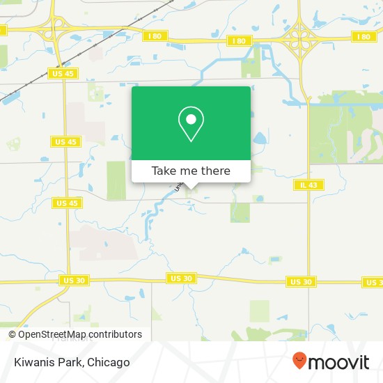 Mapa de Kiwanis Park