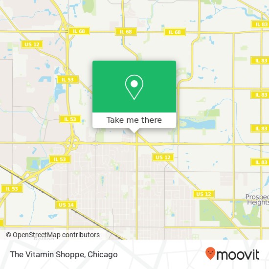 Mapa de The Vitamin Shoppe