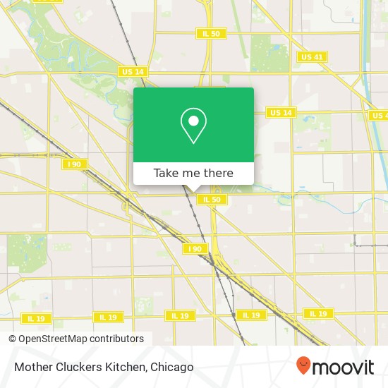 Mother Cluckers Kitchen map