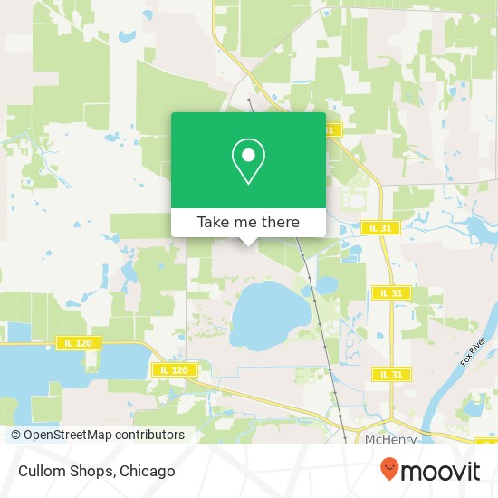 Cullom Shops map