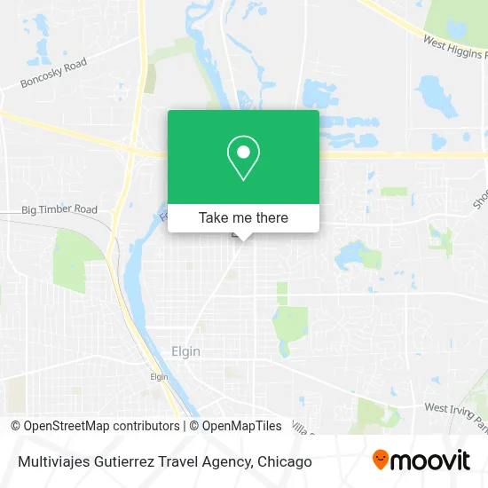 Multiviajes Gutierrez Travel Agency map