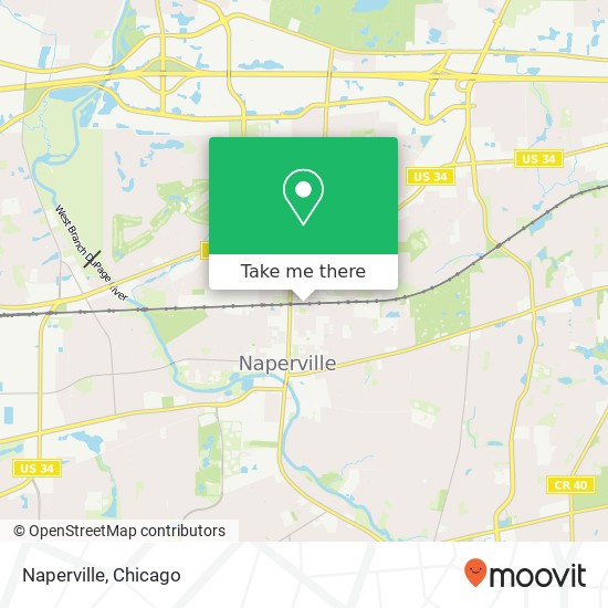 Naperville map