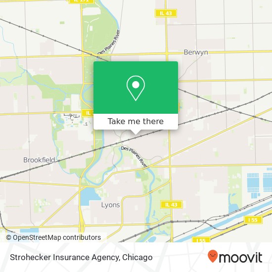 Mapa de Strohecker Insurance Agency