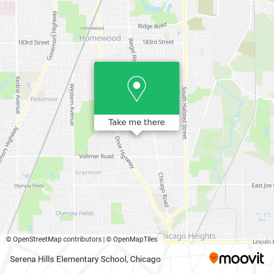 Serena Hills Elementary School map