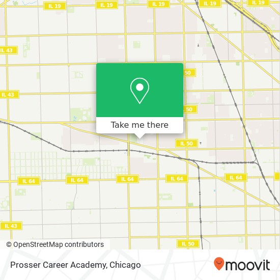 Prosser Career Academy map
