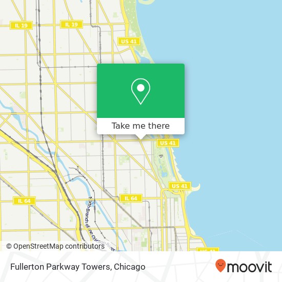 Fullerton Parkway Towers map