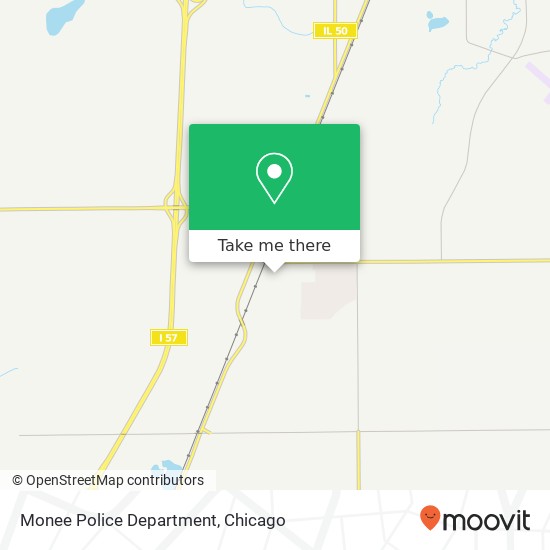 Mapa de Monee Police Department