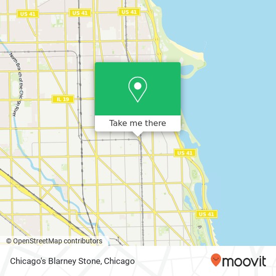 Mapa de Chicago's Blarney Stone