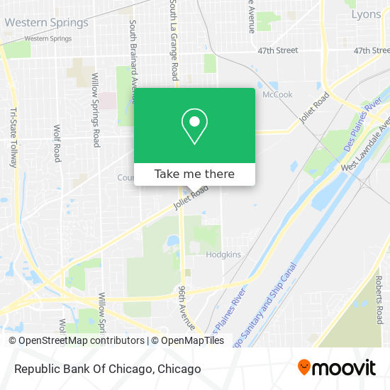 Mapa de Republic Bank Of Chicago