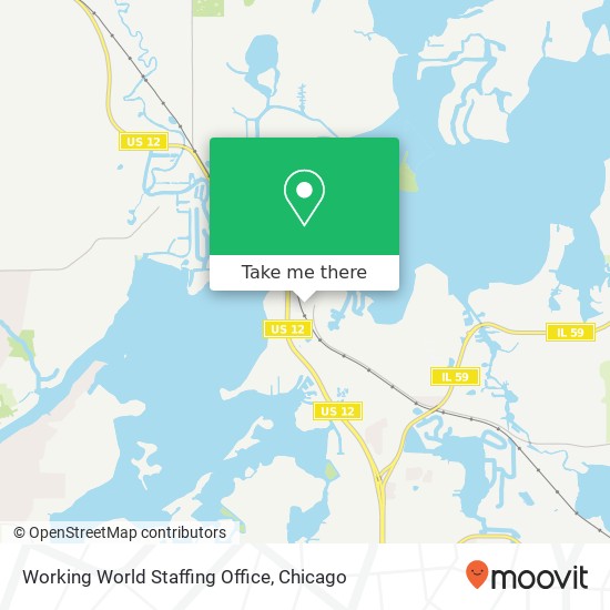 Mapa de Working World Staffing Office