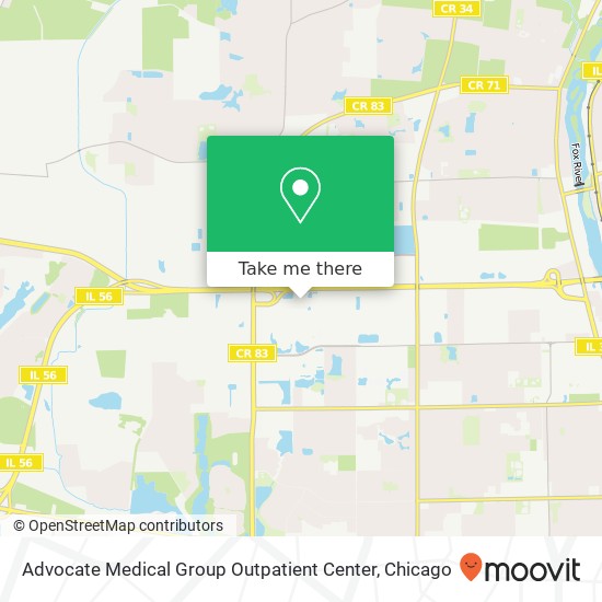 Advocate Medical Group Outpatient Center map