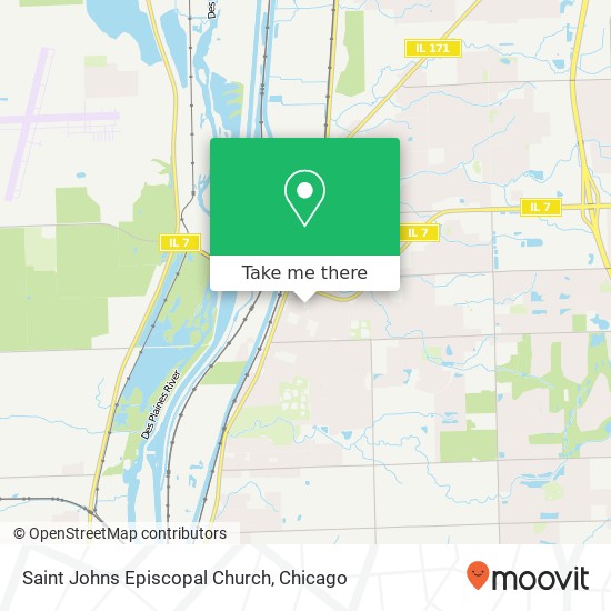 Saint Johns Episcopal Church map