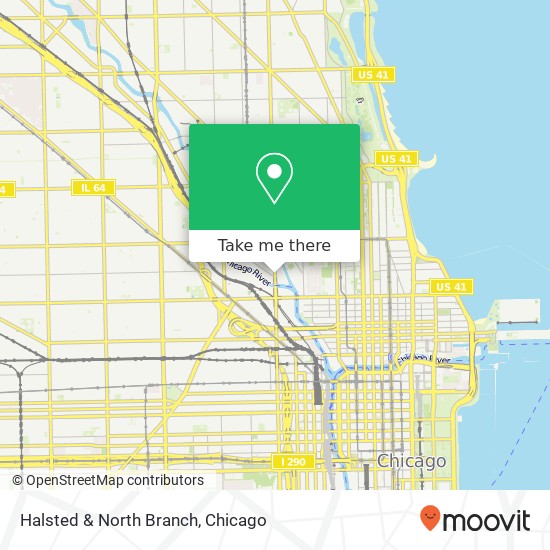 Halsted & North Branch map