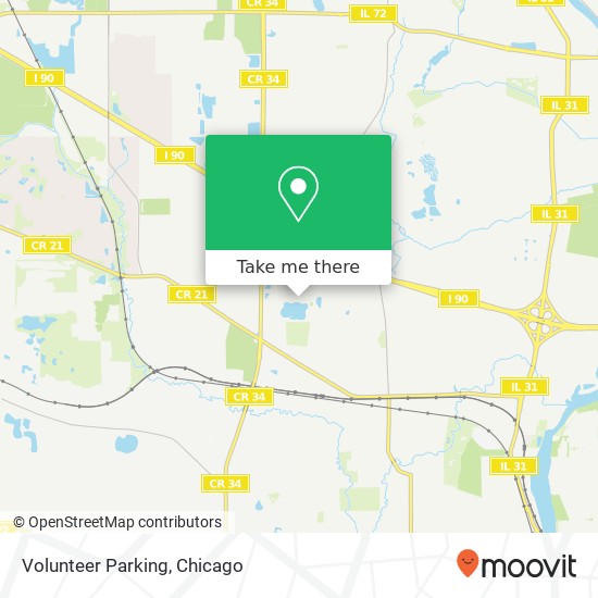 Mapa de Volunteer Parking