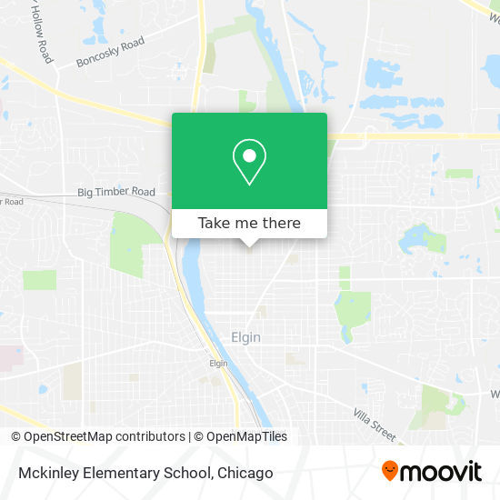 Mckinley Elementary School map