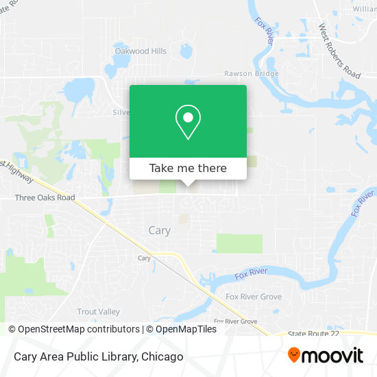 Mapa de Cary Area Public Library