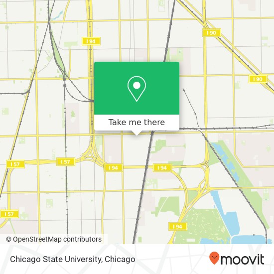 Chicago State University map