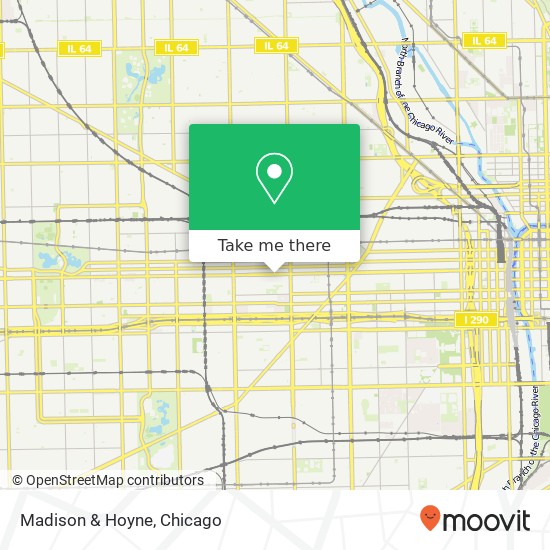 Madison & Hoyne map